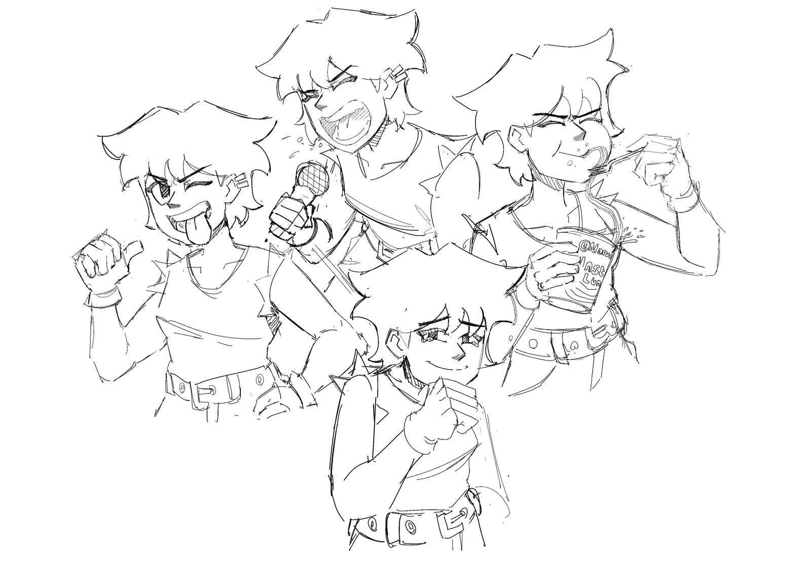 Olivia Expression Sheet Layout - Murxe (2025)