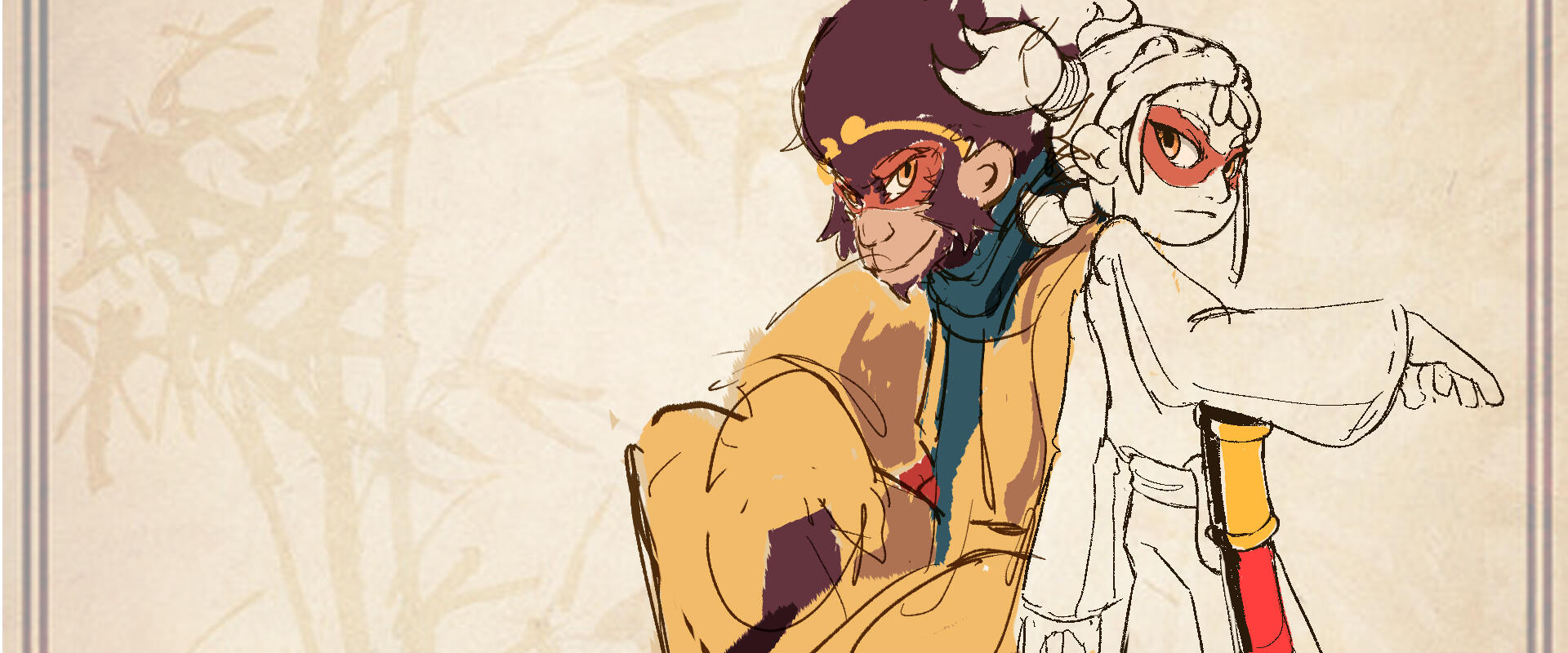 First Sketches - Sun Wukong Proyect (2024)